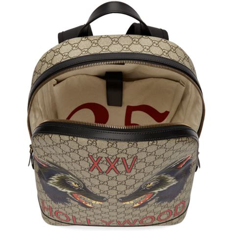 gucci xxv hollywood backpack|Gucci XXV Wolf.